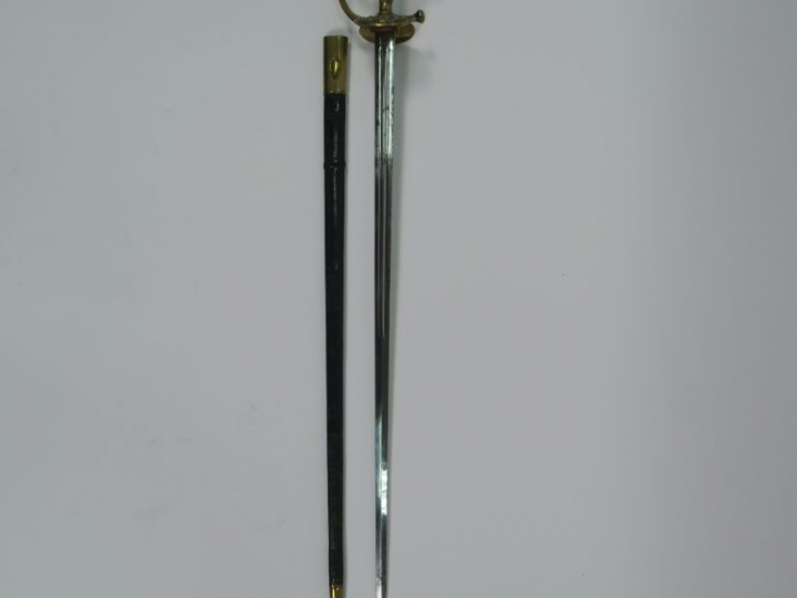 Epée réglementaire de sous-officier de gendarmerie modèle 1872, montur