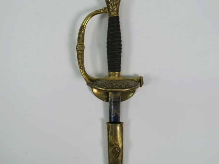 Belle épée d’officier supérieur de la garde nationale époque Louis-Phi