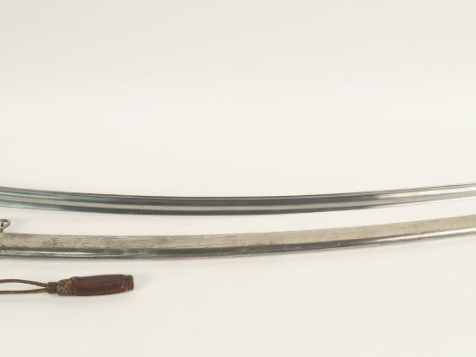 Sabre d’officier de cavalerie type 1822 d’achat privé. Monture en bron