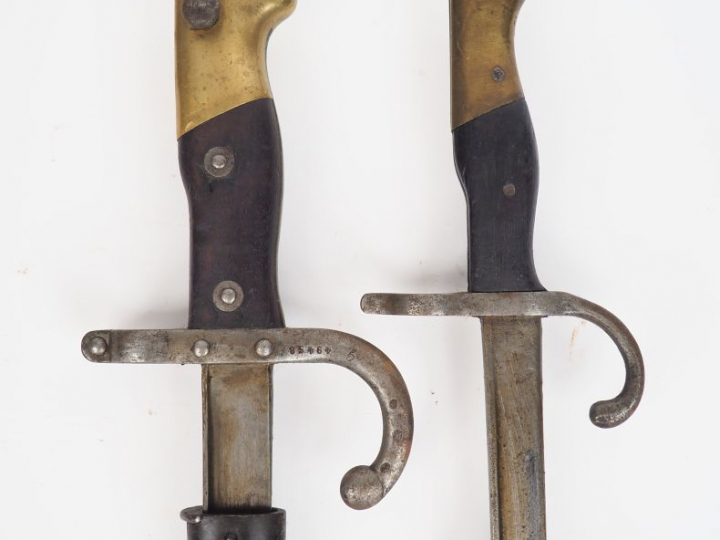 Baïonnette modèle 1874 de fusil Gras infanterie issue de la manufactur