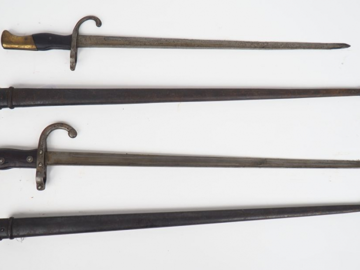 Baïonnette modèle 1874 de fusil Gras infanterie issue de la manufactur