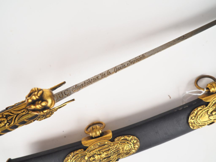 Reconstitution contemporaine d’un sabre de récompense des officiers gé