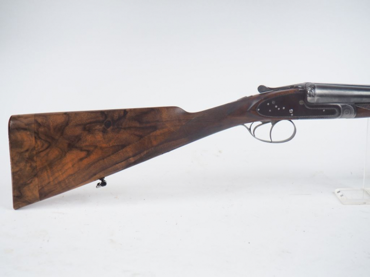 Fusil juxtaposé à platine Holland   Holland en calibre 12/70 à éjecteu