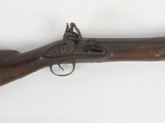 Vente aux enchères Tromblon à silex tardif de 490 mm de longueur totale, canon octogonal 