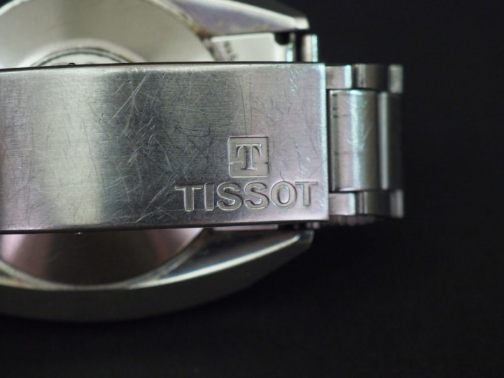 TISSOT, Seastar T.12 Montre bracelet en acier.  Cadran rond à trois co