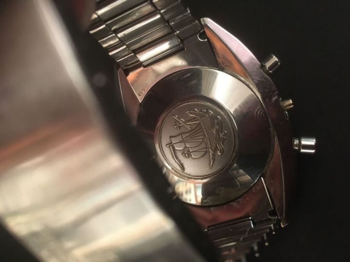 TISSOT, Seastar T.12 Montre bracelet en acier.  Cadran rond à trois co