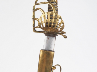 Vente aux enchères Sabre dans le goût d'un sabre  de cavalerie à garde de bataille, lame 