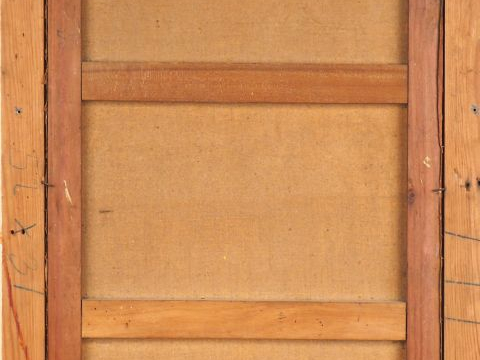 Albert Cézard (1869-vers 1916) « Le musicien »  Huile sur toile représ