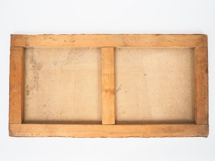 Albert Cézard (Attribué à) "Le fumeur d'opium" Huile sur toile. Dim. 3