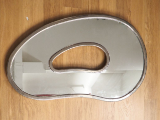 Vente aux enchères Hubert LE GALL. Miroir signé et numéroté 3/8, daté 2005. Dim. 121 x 74