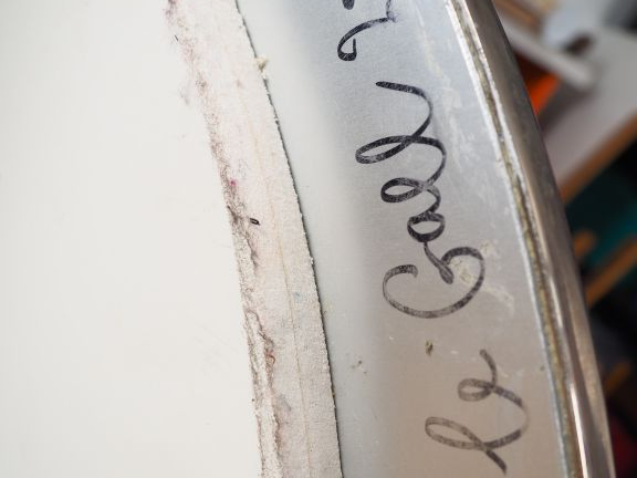 Hubert LE GALL. Miroir signé et numéroté 3/8, daté 2005. Dim. 121 x 74