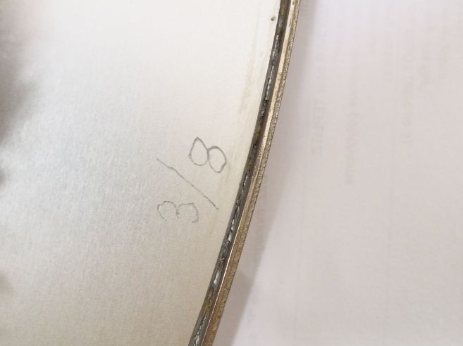 Hubert LE GALL. Miroir signé et numéroté 3/8, daté 2005. Dim. 121 x 74