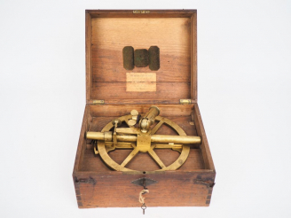 Vente aux enchères Goniomètre de babinet dans son coffret signé RICHER Père et fils.