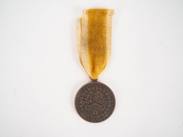 Rare médaille des états pontificaux dite du siège de Rome en 1849, mod