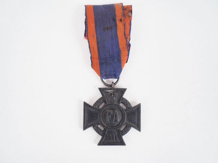 Rare croix dite croix de Frédéric-Auguste du grand-duché d'Oldenbourg.