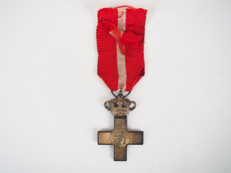 Vente aux enchères Croix espagnole de chevalier du mérite militaire, module biface identi