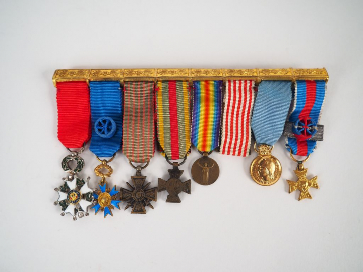 Belle barrette de réductions de décorations pendantes françaises (« br