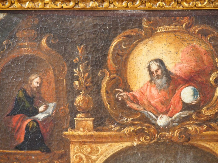 Ecole PERUVIENNE de la fin du XVIIè siècle. "Vierge de Bethléem ou Vir