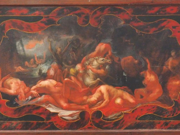 Ecole VENITIENNE vers 1680, entourage de Giulio Carpioni "Le déluge, l