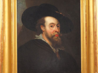 Vente aux enchères Ecole française du XIXè, d'après Rubens "Autoportrait du peintre" Toil