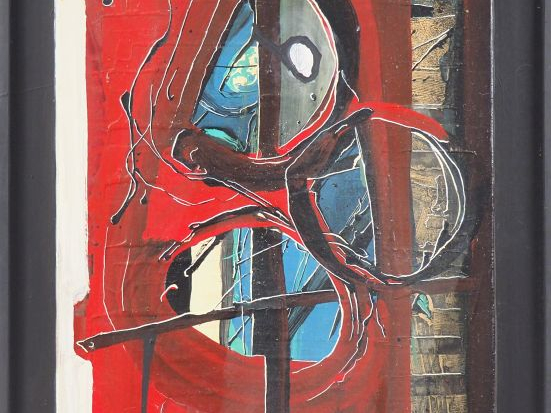 ALDINE. "Les chats" Huile sur toile, signée en bas à droite et titrée 