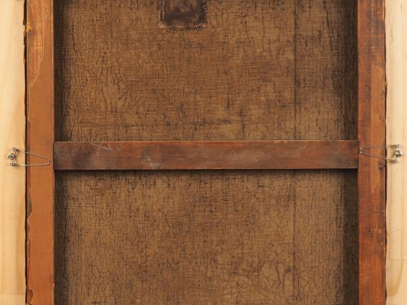 GODCHAUX. "Bouquet de fleur". Huile sur toile, signée en bas à droite.