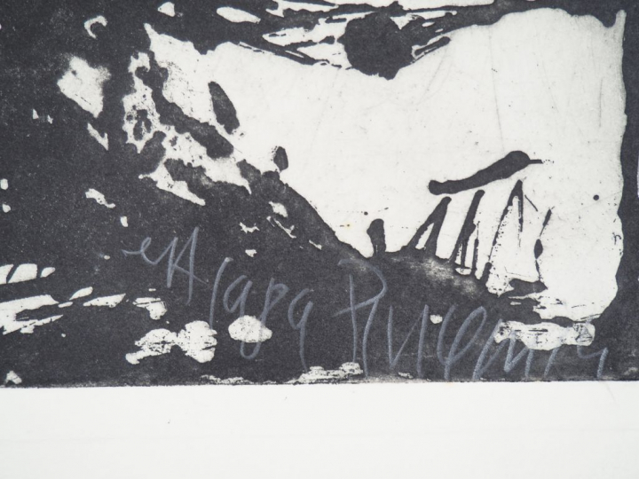 Jean-pierre PINCEMIN. "Arbres". 2 épreuves d'artistes signées en bas à