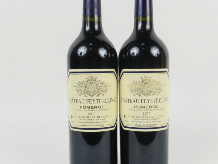 2 BOUTEILLES CHÂTEAU FEYTIT CLINET POMEROL - 2011
