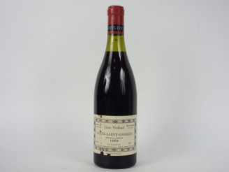 Vente aux enchères 1 BOUTEILLE NUITS SAINT GEORGES LÉON VIOLLAND - 1959 - 3 CM/ELA