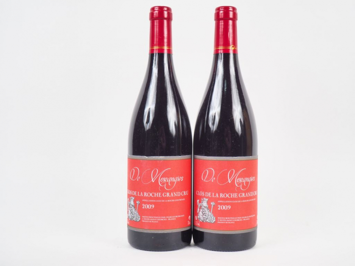 2 BOUTEILLES CLOS DE LA ROCHE GC de MORANGIES - 2009