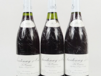 Vente aux enchères 3 BOUTEILLES SANTENAY 1er CRU 'LA COMME' LEROY - 2010