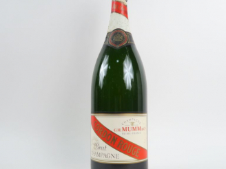 Vente aux enchères 1 JÉROBOAM (3 L) CHAMPAGNE MUMM 'CORDON ROUGE' - CBO - 0.5 CM SOUS LA 