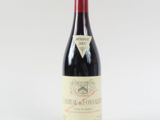 Vente aux enchères 1 BOUTEILLE CÔTES DU RHÔNE CHÂTEAU DE FONSALETTE - 2007