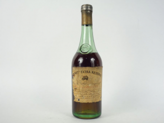 Vente aux enchères 1 BOUTEILLE COGNAC FINE CHAMPAGNE MONNET 'EXTRA RESERVE' - 1858 - EA/B