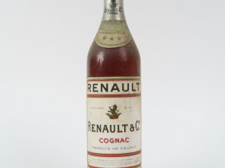 Vente aux enchères 1 VIEILLE BOUTEILLE COGNAC RENAULT - CAPS ÉTAIN