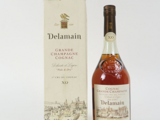 Vente aux enchères 1 BOUTEILLE COGNAC GRANDE CHAMPAGNE 'XO' DELAMAIN - COFFRET 