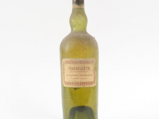 Vente aux enchères 1 TRÈS VIEILLE BOUTEILLE LIQUEUR HYGIÉNIQUE 'MASSILLETE' A. MEUNIER MÈ
