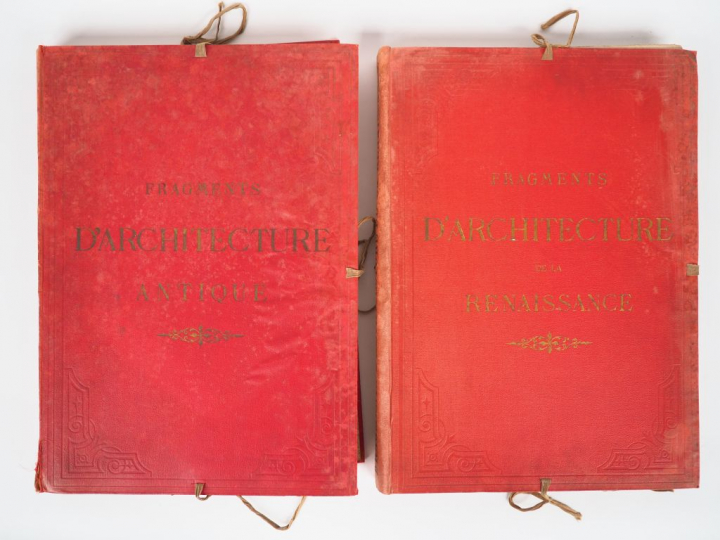 [ARCHITECTURE]. ESPOUY (H. d’). FRAGMENTS D'ARCHITECTURE ANTIQUE d'apr