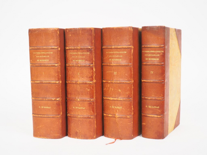 BARRAU (H. de). DOCUMENTS HISTORIQUES ET GÉNÉALOGIQUES SUR LES FAMILLE