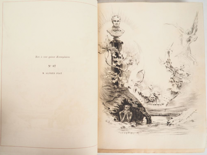 BAUDELAIRE (Ch.). LES FLEURS DU MAL. P., Pour les Cent Bibliophiles, 1