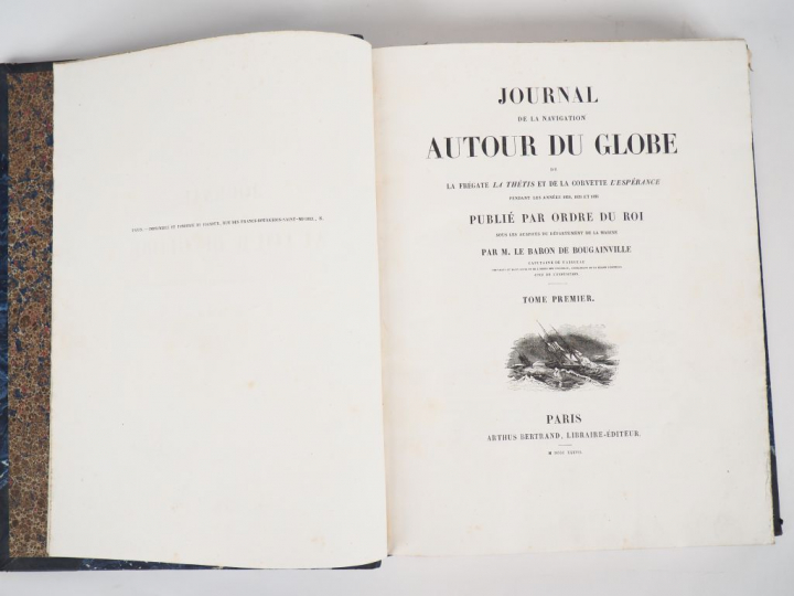 BOUGAINVILLE (Baron Louis Antoine de). JOURNAL DE LA NAVIGATION AUTOUR