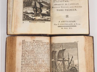 Vente aux enchères [DEFOE (Daniel)]. LA VIE ET LES AVENTURES SURPRENANTES DE ROBINSON CRU