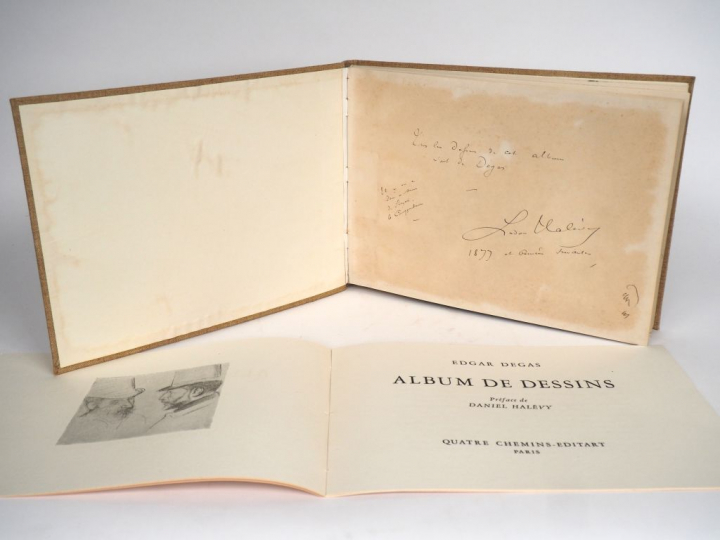 DEGAS (Edgar). ALBUM DE DESSINS. Préface de Daniel Halévy. Paris, Quat