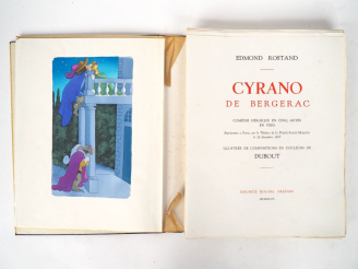 Vente aux enchères [DUBOUT]. ROSTAND (E.). CYRANO DE BERGERAC. Orléans, Rouam, 1947. Gran