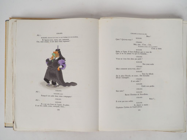 [DUBOUT]. ROSTAND (E.). CYRANO DE BERGERAC. Orléans, Rouam, 1947. Gran
