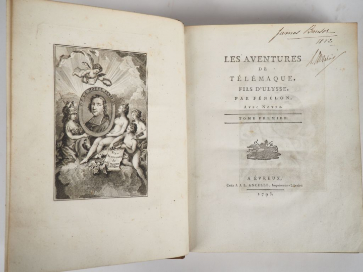 FÉNELON (François de Salignac de La Motte). LES AVENTURES DE TÉLÉMAQUE