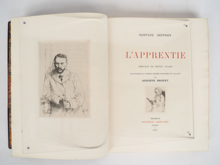 GEFFROY (Gustave). L'APPRENTIE. Préface de Henry Céard. Eaux-fortes et