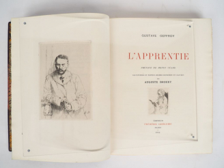 Vente aux enchères GEFFROY (Gustave). L'APPRENTIE. Préface de Henry Céard. Eaux-fortes et