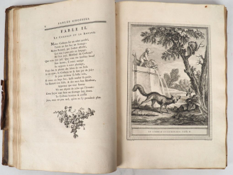 Vente aux enchères LA FONTAINE. FABLES CHOISIES, mises en vers. Paris, Desaint et Saillan