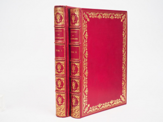 Vente aux enchères LA FONTAINE. LES CONTES. [Lyon, Impr. Rey, 1934]. Deux volumes in-foli